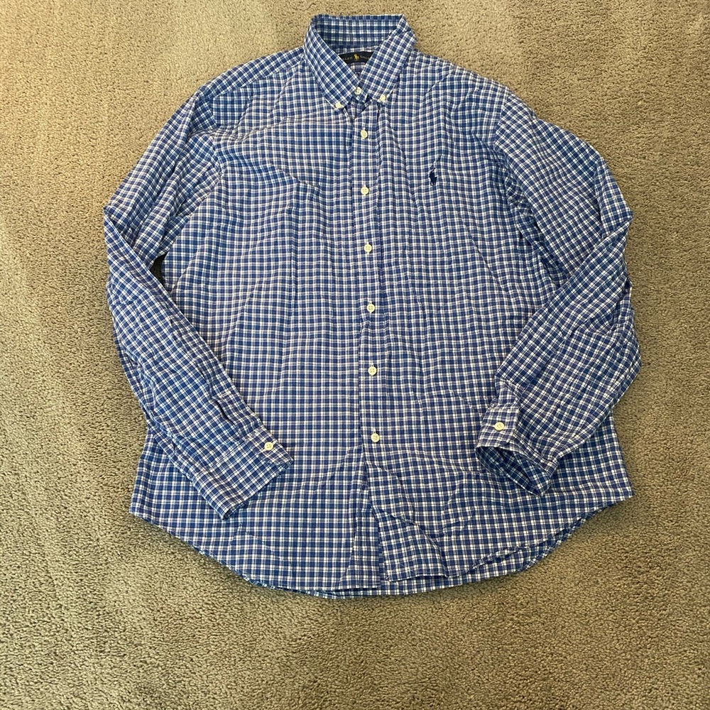 Men’s Ralph Lauren button up shirt.